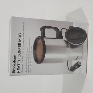 NIB Brookstone heated coffee mug